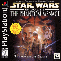 Star Wars Episode I Jedi Power Battles Playstation  box art